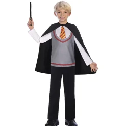 Déguisement garçon Sorcier magicien haut et cape 4/6 ans < Gifi New