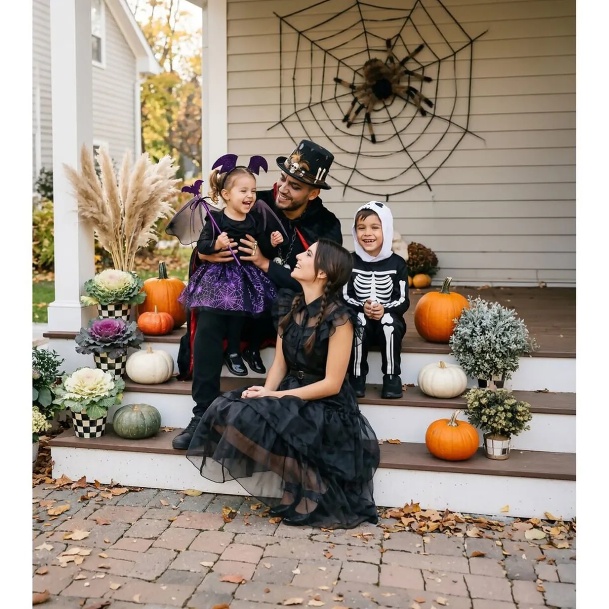 Déguisement Halloween femme Mercredi robe gothique noire et ceinture taille S < Gifi Online