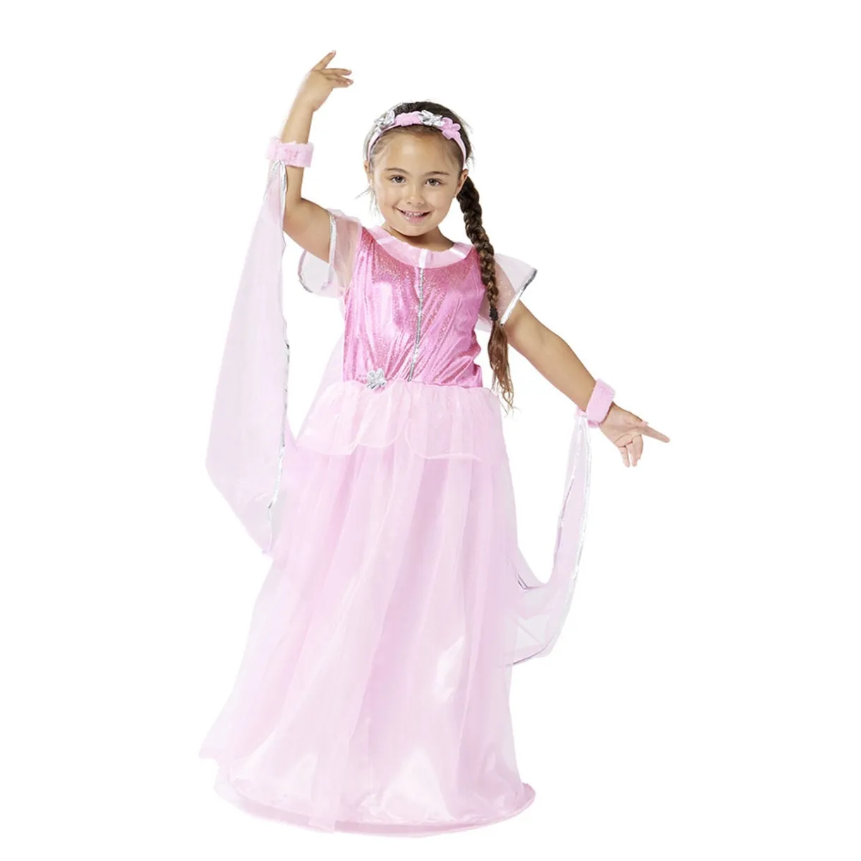 Déguisement princesse rose brillant 11/14 ans < Gifi Outlet