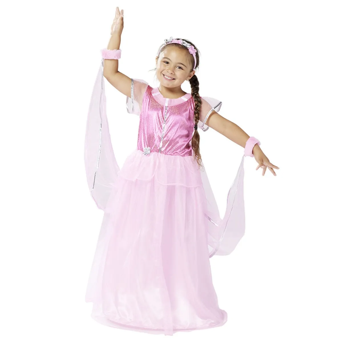 Déguisement princesse rose brillant 11/14 ans < Gifi Outlet