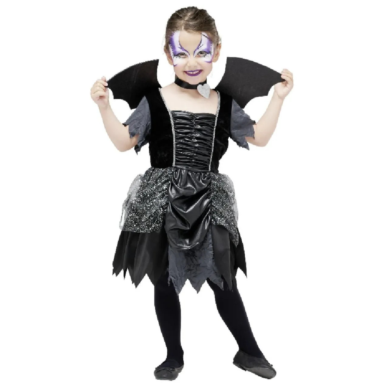 Déguisement reine ailée Halloween 7 à 10 ans