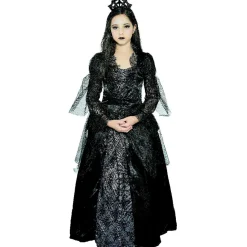 Déguisement reine noire Halloween 11/14 ans