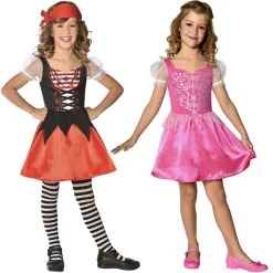 Déguisement réversible de princesse et de pirate 7/10 ans < Gifi Hot
