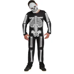 Déguisement squelette phosphorescent 11/14 ans Halloween