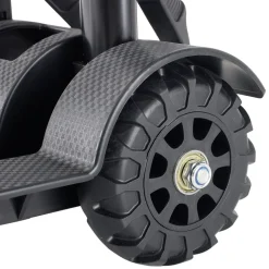 Diable compact pliant transport 50kg métal et plastique noir