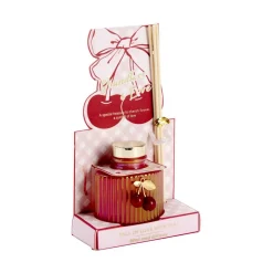 Diffuseur à bâtonnets 100ml verre coloré strié pampille cerises (2 modèles) < Gifi Clearance