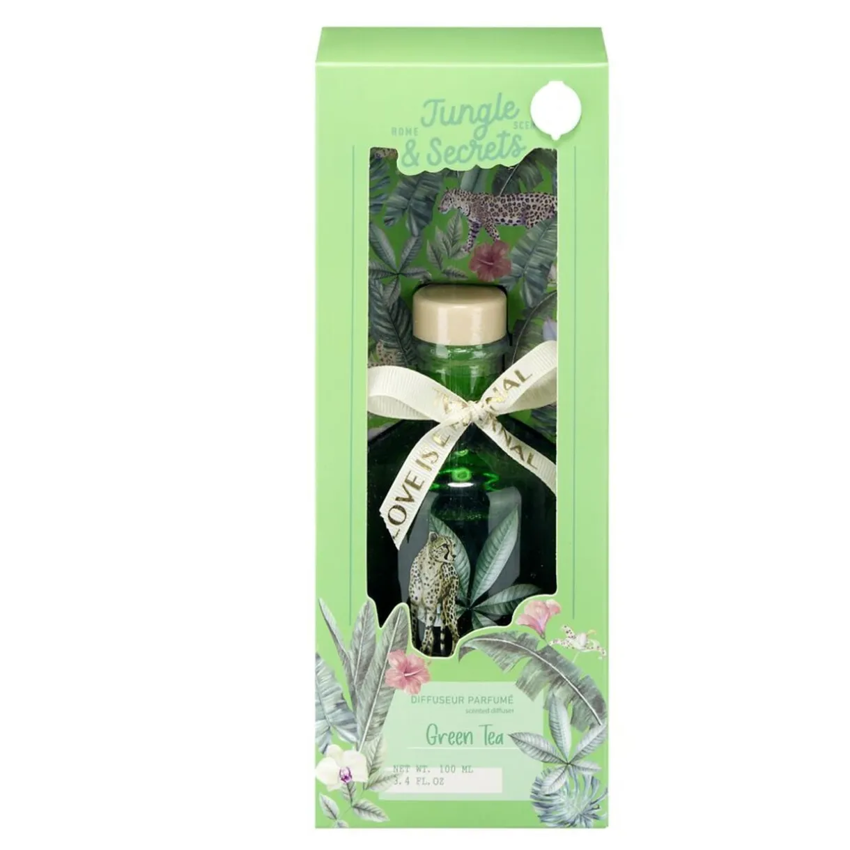 Diffuseur de senteur à bâtonnets bouteille verre colorée Ø7xH10cm (3 modèles) < Gifi Sale