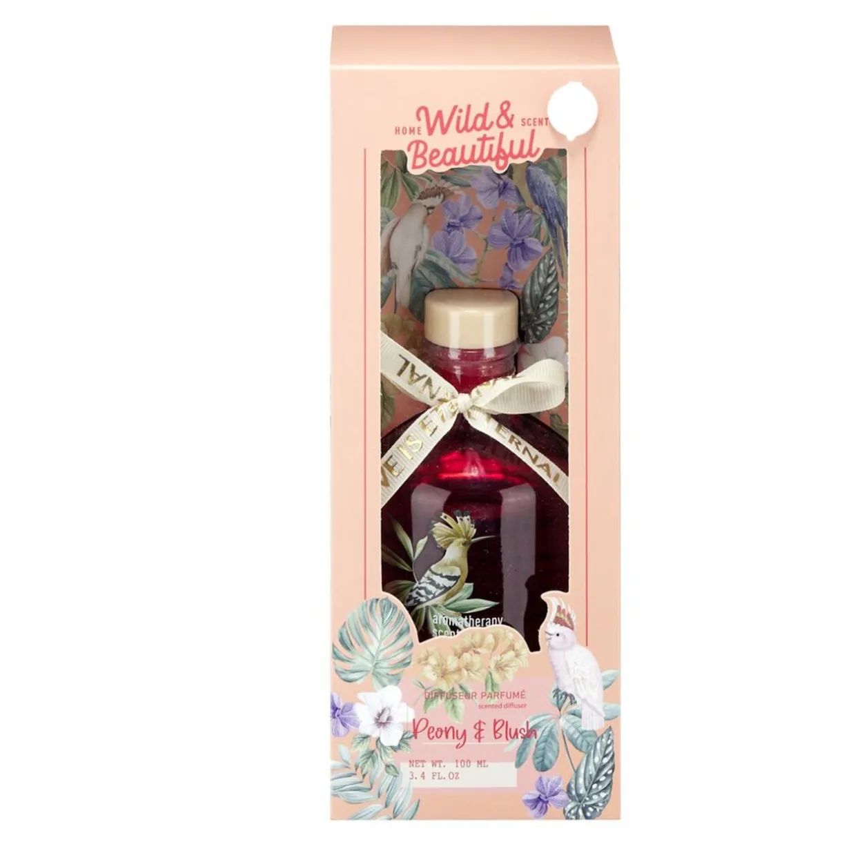 Diffuseur de senteur à bâtonnets bouteille verre colorée Ø7xH10cm (3 modèles) < Gifi Sale
