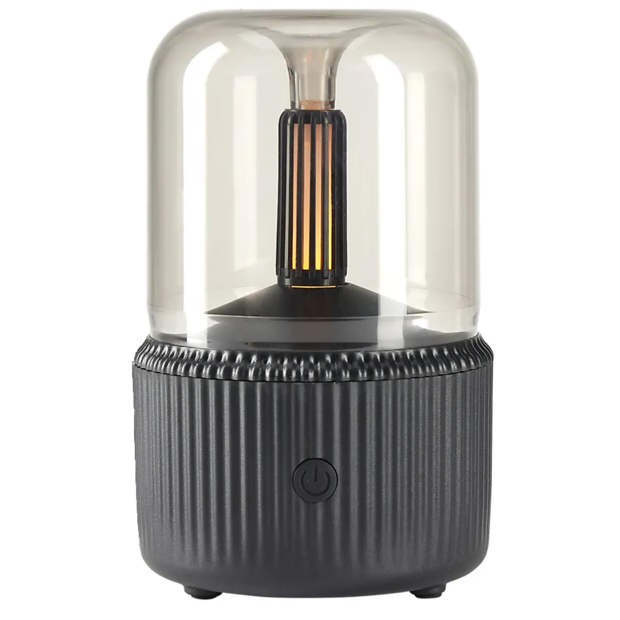 Diffuseur d'huile essentiel ampoule cuivre socle noir Ø10xH15cm < Gifi Best