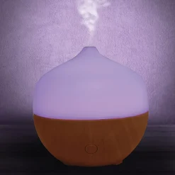 Diffuseur d'huilles essentielles lumineux aux couleurs changeantes < Gifi Online