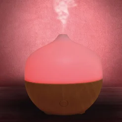 Diffuseur d'huilles essentielles lumineux aux couleurs changeantes < Gifi Online