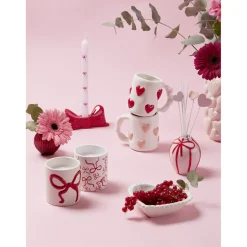 Diffuseur en grès motifs noeuds senteur rose et bergamote 100ml