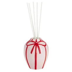 Diffuseur en grès motifs noeuds senteur rose et bergamote 100ml