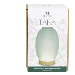 Diffuseur huile essentielle Mességué en verre opaque Ø17xH25cm