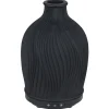 Diffuseur huile essentielle Comoé Mességué en résine noire Ø9xH17cm