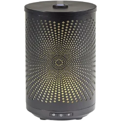 Diffuseur ultrasonique lumineux Mességué cylindrique noir 120 ml