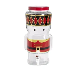 Distributeur de boisson en verre forme soldat Casse-Noisette 5L