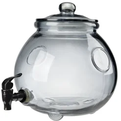 Distributeur de boisson Halloween 5,8L marmite verre transparent Ø23xH25,5cm