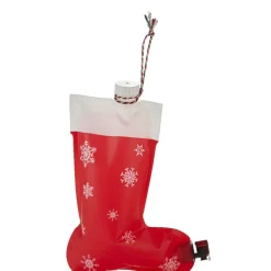 Distributeur de boisson suspendu forme chaussette de Noël 2L