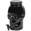 Distributeur de boisson tête de mort en verre