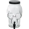 Distributeur de boisson tête de mort en verre 5L < Gifi Outlet