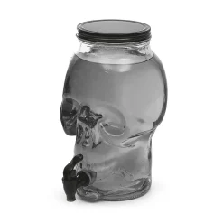 Distributeur de boisson tête de mort en verre 5L < Gifi Outlet