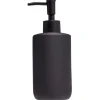 Distributeur de savon céramique noir Ø7xH18,5cm