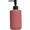 Distributeur de savon céramique rouge Ø7xH18,5cm < Gifi Outlet