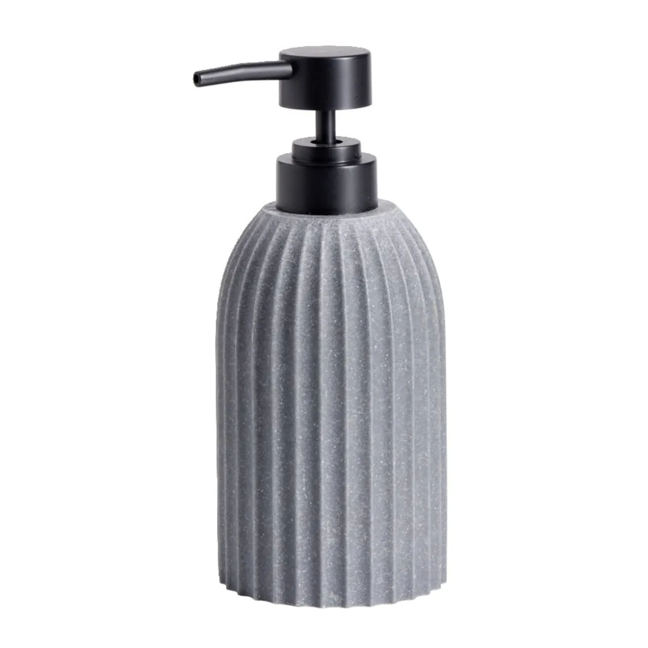 Distributeur savon effet pierre Ø7,5xH16cm