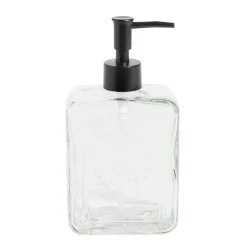 Distributeur à savon 500ml inscription Pure Soap en verre 4 coloris