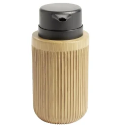 Distributeur savon plastique imitation bois Ø7,6xH17,5cm < Gifi Best