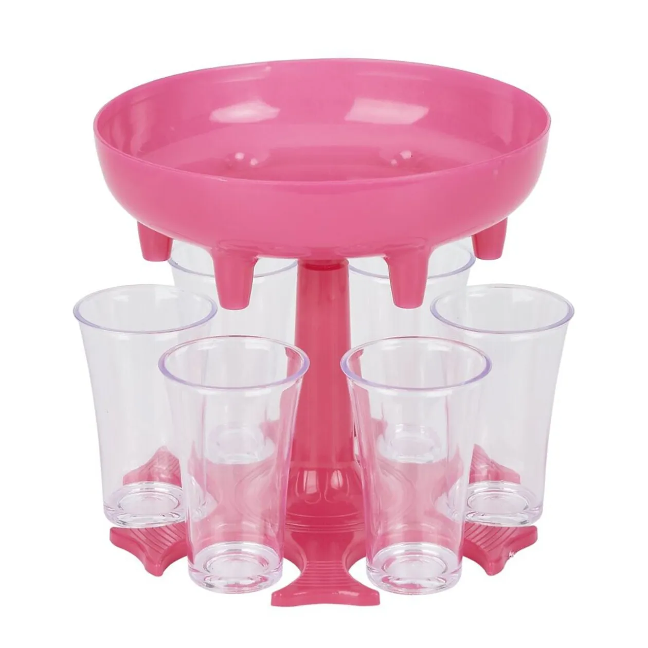 Distributeur à shooter avec 6 verres