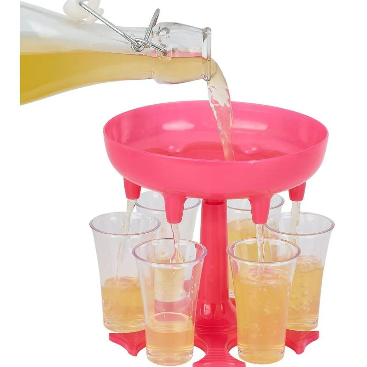 Distributeur à shooter avec 6 verres