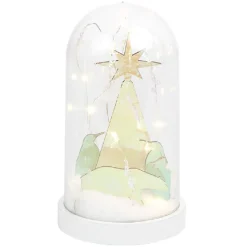 Dôme lumineux 10 LEDs pingouins et ours iridescent Ø11xH20cm < Gifi Online