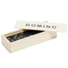 Domino dans boîte en bois 28 pièces