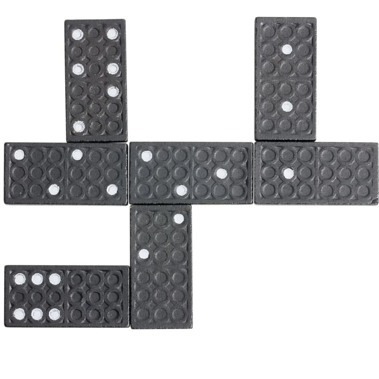 Domino dans boîte en bois 28 pièces
