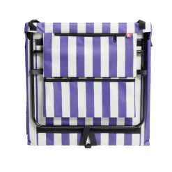 Dossier de plage marinière bleu et blanc 143x51xH41cm < Gifi New