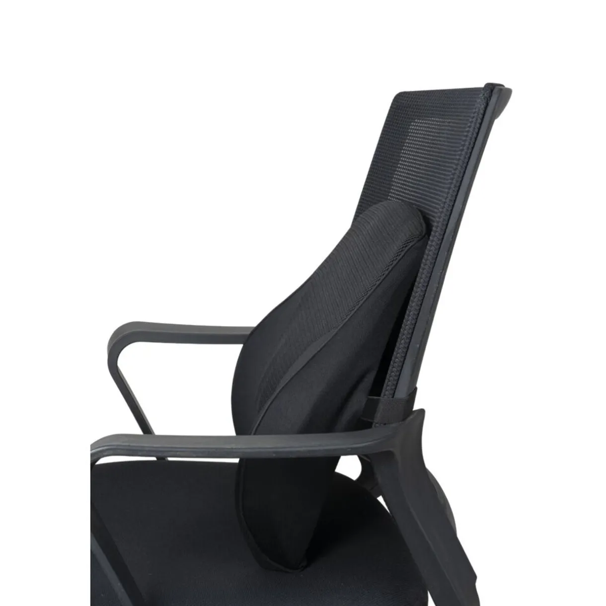 Dossier lombaire chaise de bureau mémoire de forme noir 43x11xH39,5cm < Gifi Hot
