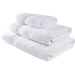 Drap de bain 70x130cm coton blanc craie < Gifi Outlet