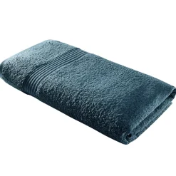 Drap de bain 70x130cm coton bleu paon < Gifi Best