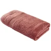 Drap de bain 70x130cm coton orange terracotta < Gifi Clearance