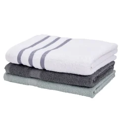 Drap de douche 100% coton 70x130cm - 3 modèles < Gifi Outlet