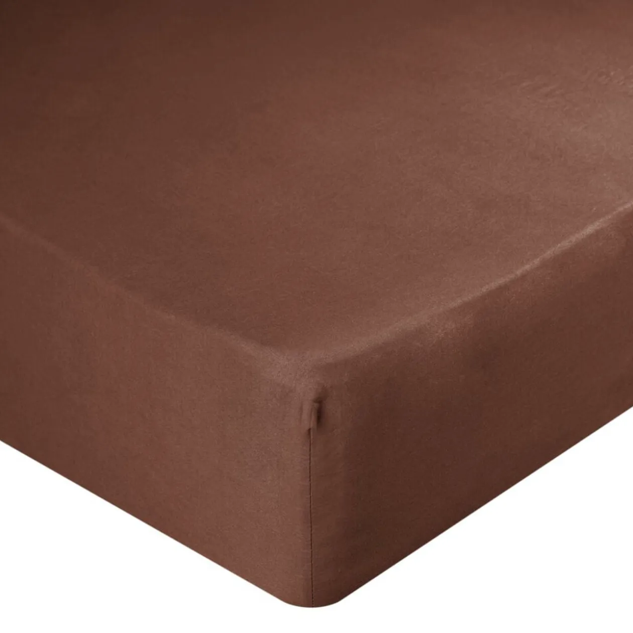 Drap-housse 2 personnes microfibre uni 140x200cm (4 modèles)