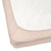 Drap housse 2 personnes 140x200cm rose