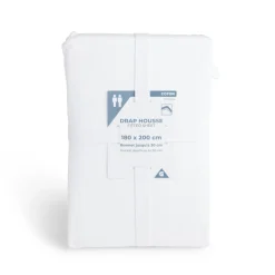 Drap housse 180x200cm 100% coton blanc < Gifi Best