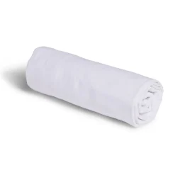 Drap housse 160x200cm 100% coton blanc
