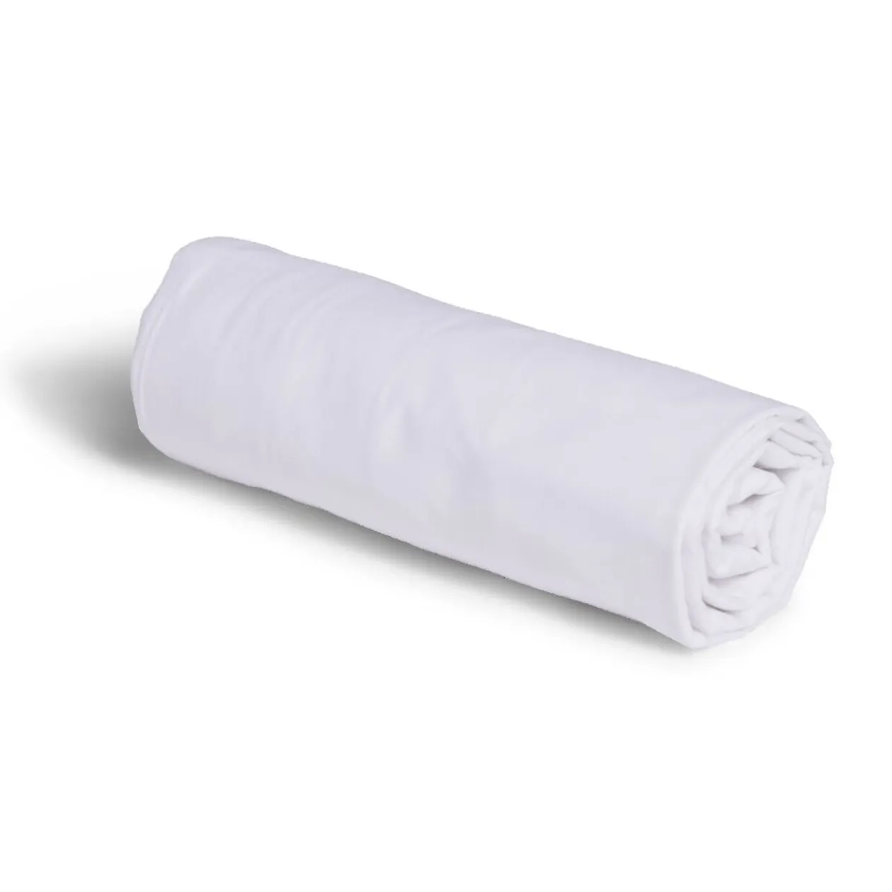 Drap housse 160x200cm 100% coton blanc