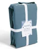 Drap housse 90x190cm 100% coton bleu marine < Gifi Best