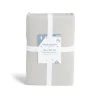 Drap housse 90x190cm 100% coton gris clair < Gifi Clearance