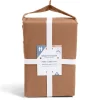 Drap housse 160x200cm 100% coton percale rouge